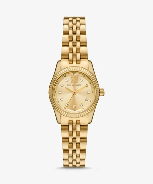 Petite Lexington Pavé Gold-Tone Watch