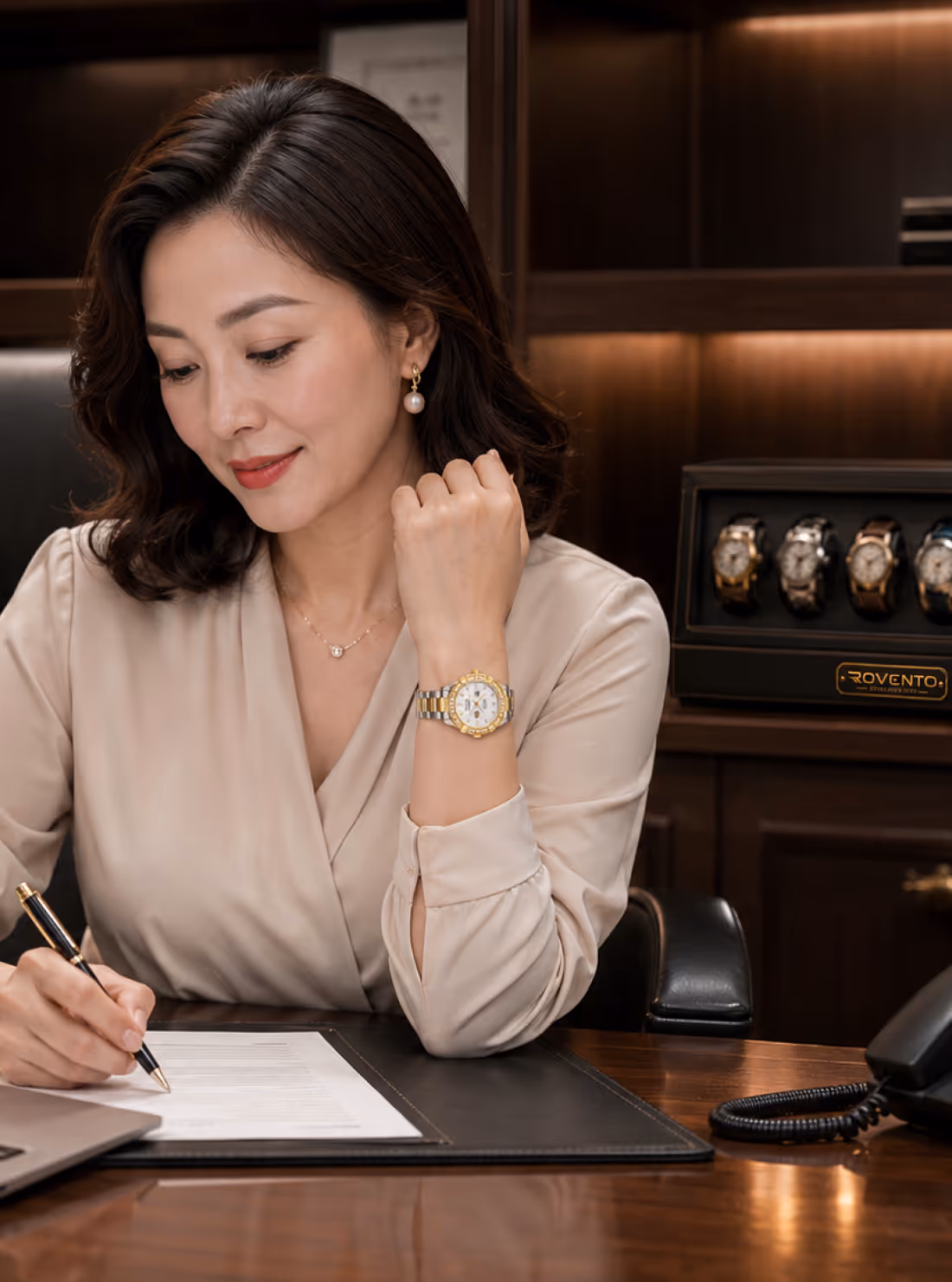 Đồng hồ size nữ cho trang phục công sở